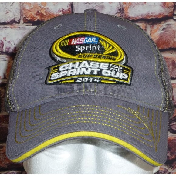 NASCAR Sprint Cup Series 2014 Chase For The Sprint Cup Gray Hat By Chase Authent - Picture 1 of 6